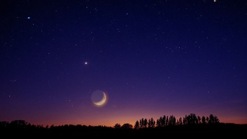 Noční nebe Venuše