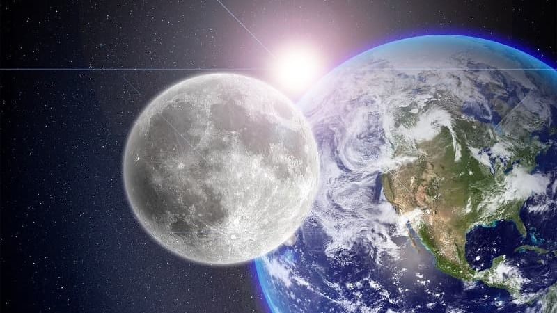 Planeta Země a Měsíc